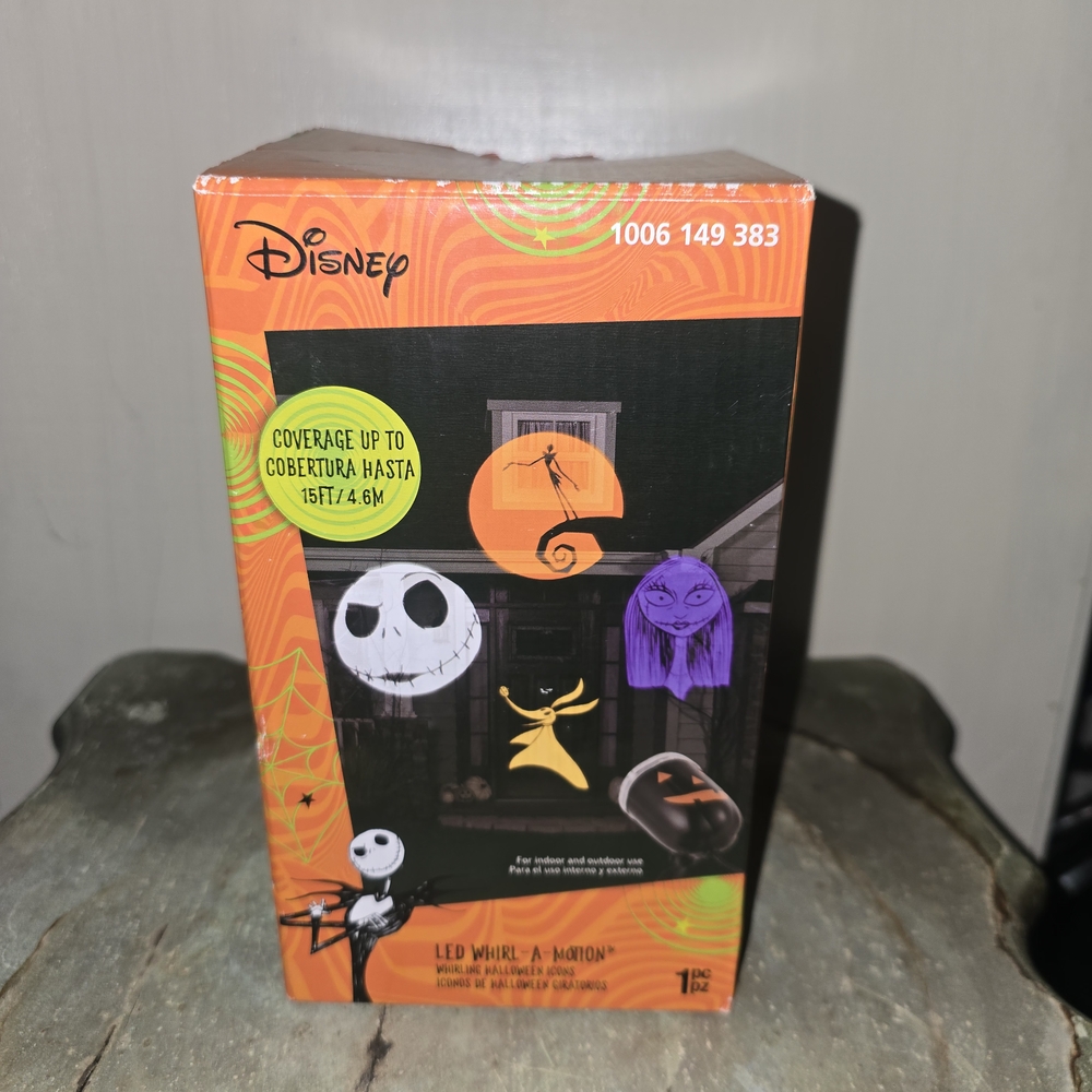 Disney Orange and Purple LED Whirl-A-Motion Light